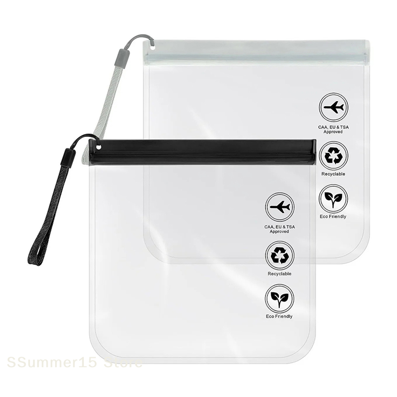 Women Bags For Airport - 【R】Luggage Transparent Travel Use Leakproof Flight