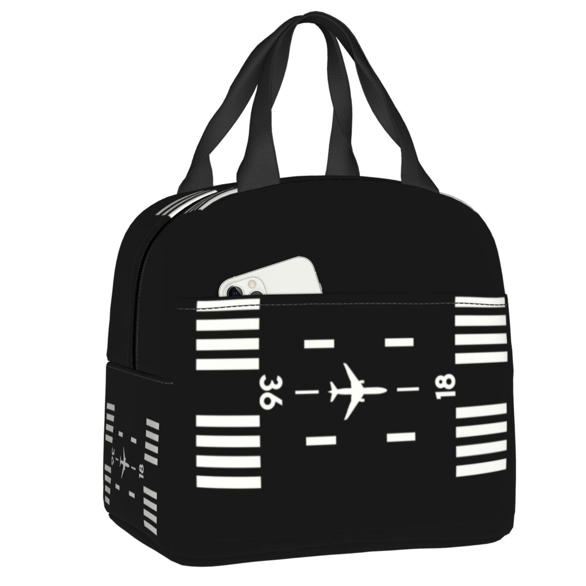 Women Bags For Airport - Custom Airport Runway Lunch Bag Men
