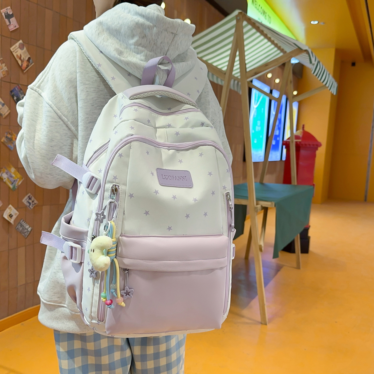 Women's Cream White & Yellow C - Women Bags White 评论和价格