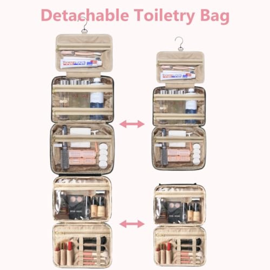 Detachable Travel Toiletry Bag - Women Bags Large 评论和价格