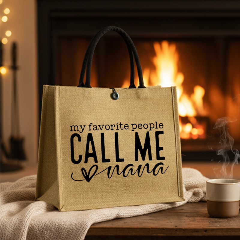 Dandelion Jute Tote Bag, Perfe - Women Bags Jute 评论和价格