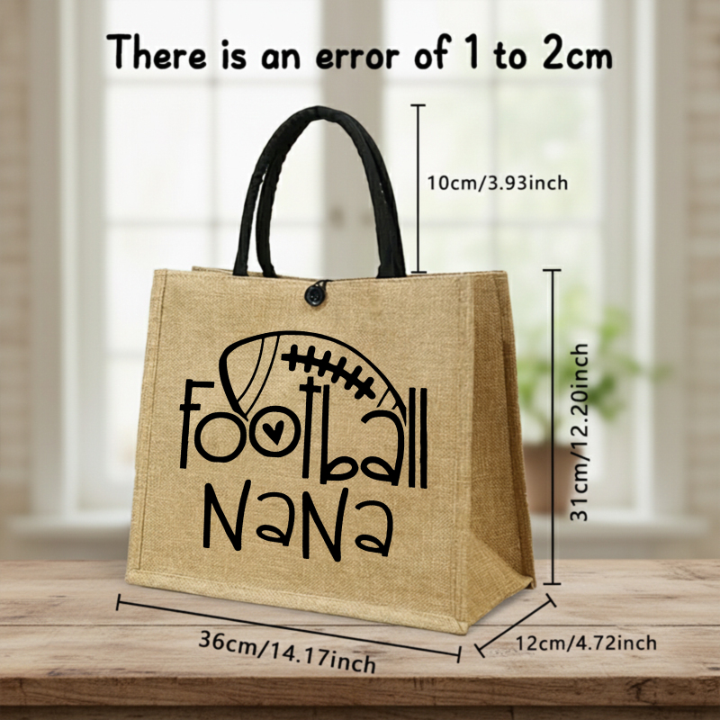 Dandelion Jute Tote Bag, Perfe - Women Bags Jute 评论和价格