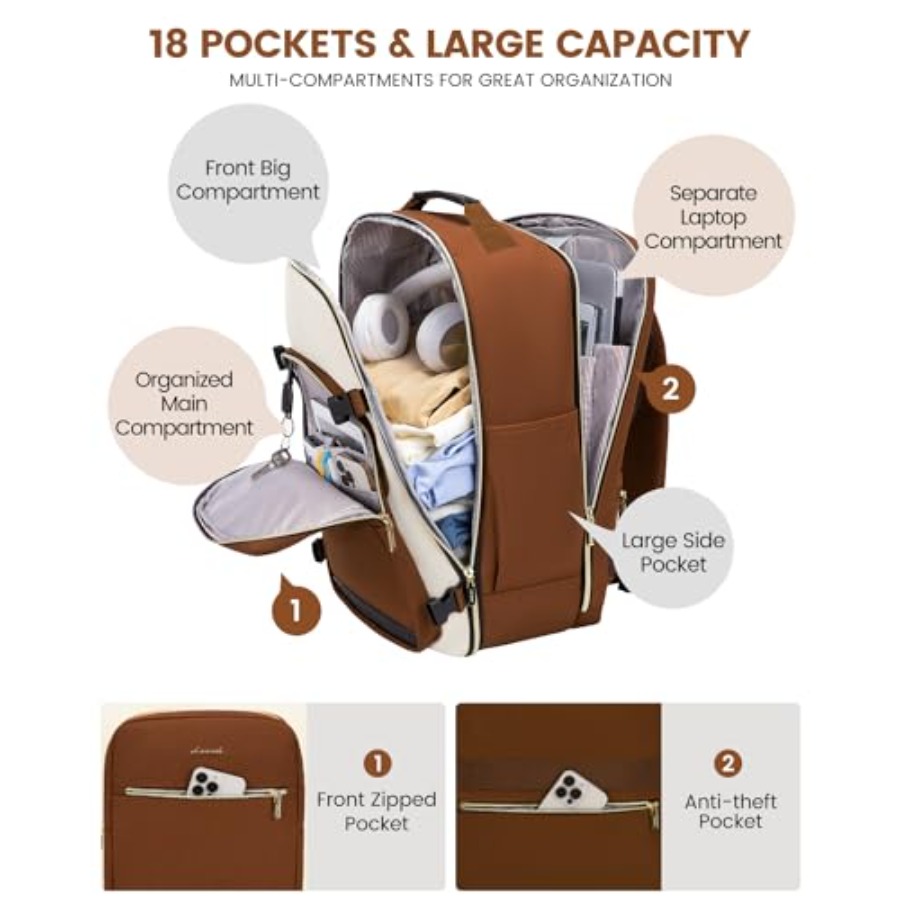 Travel Backpack for Women and  - Women Bags Waterproof 评论和价格