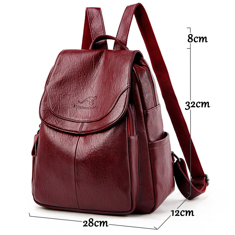 9 Color Women Soft Leather Bac - Women Bags White 评论和价格