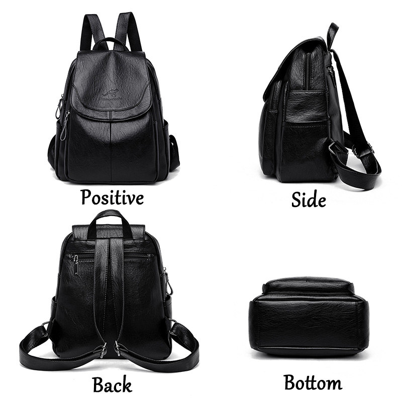 9 Color Women Soft Leather Bac - Women Bags White 评论和价格