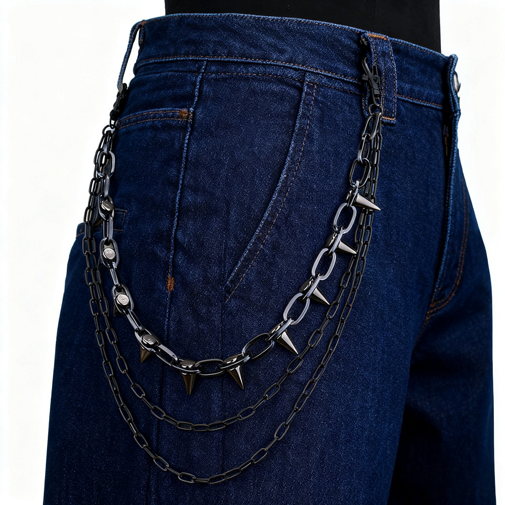 Unisex Hip Hop Punk Rock Metal - Mini Purse Chain 评论和价格