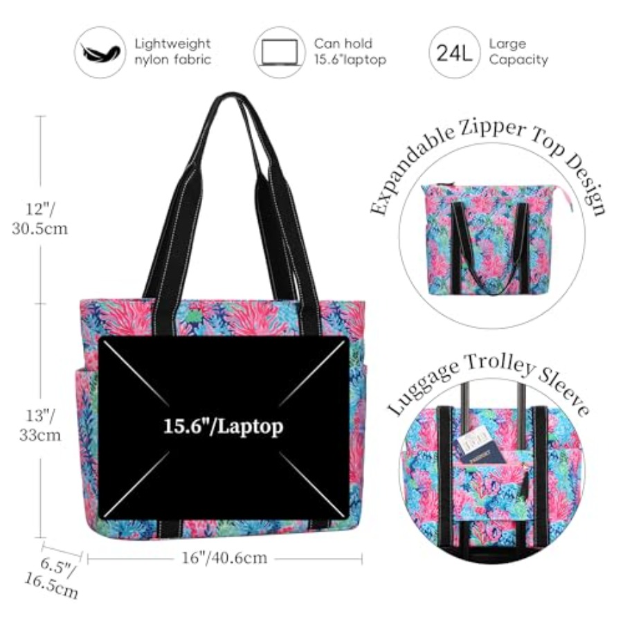 Tote Bag for Women with Laptop - Women'S Bags 评论和价格