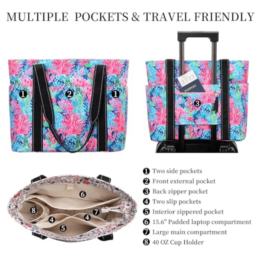 Tote Bag for Women with Laptop - Women'S Bags 评论和价格