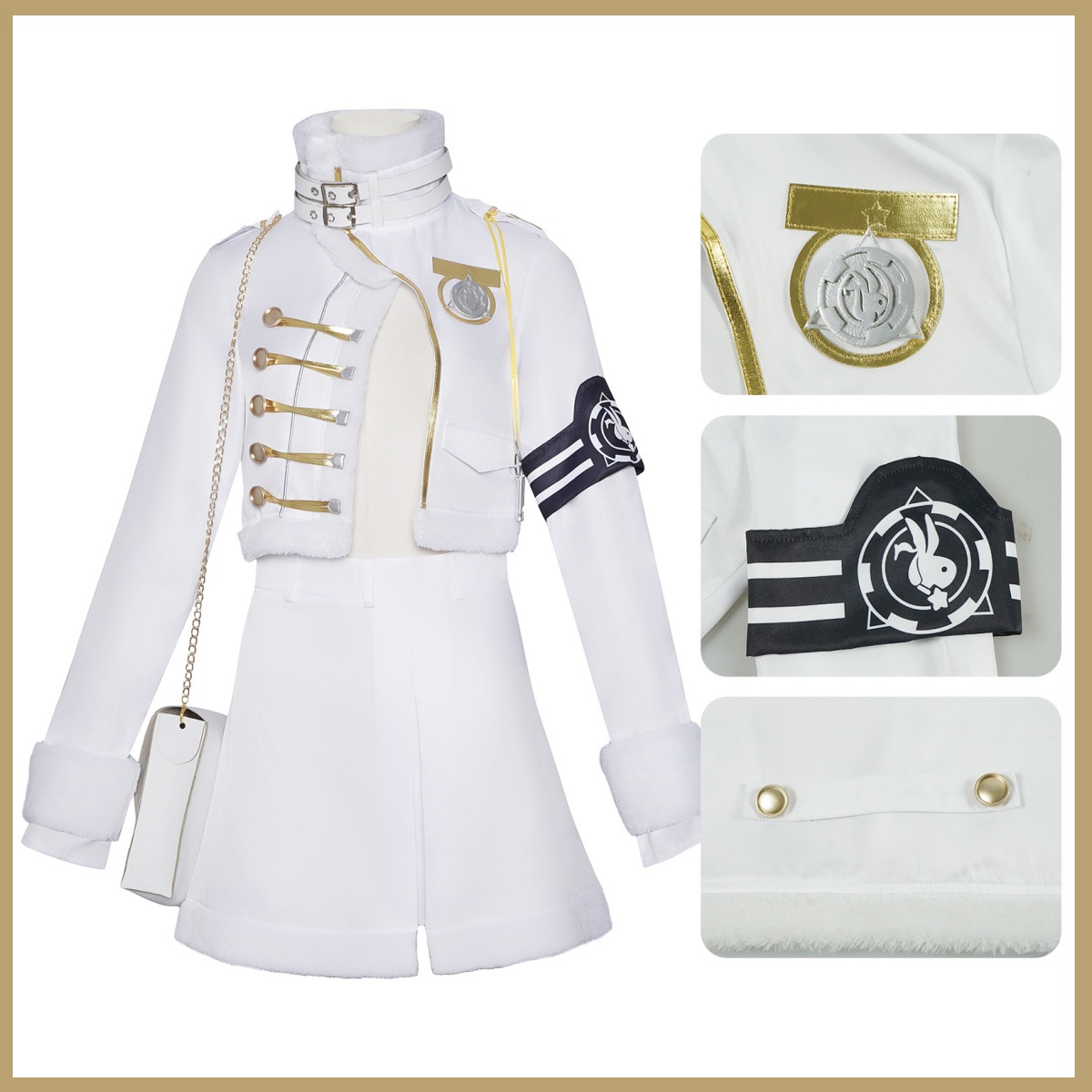 Anime Game Youk Blanc Cosplay  - Women Bags White 评论和价格