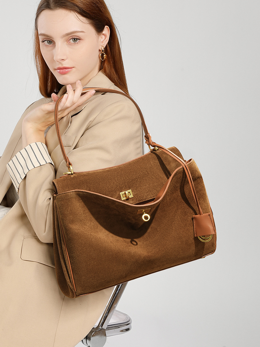 Autumn Winter Women's Suede ge - Women'S Tote Bags Designer 评论和价格