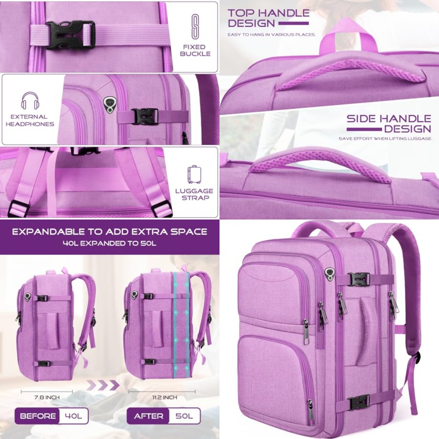 Travel Backpack for Women, Exp - Women Bags Waterproof 评论和价格