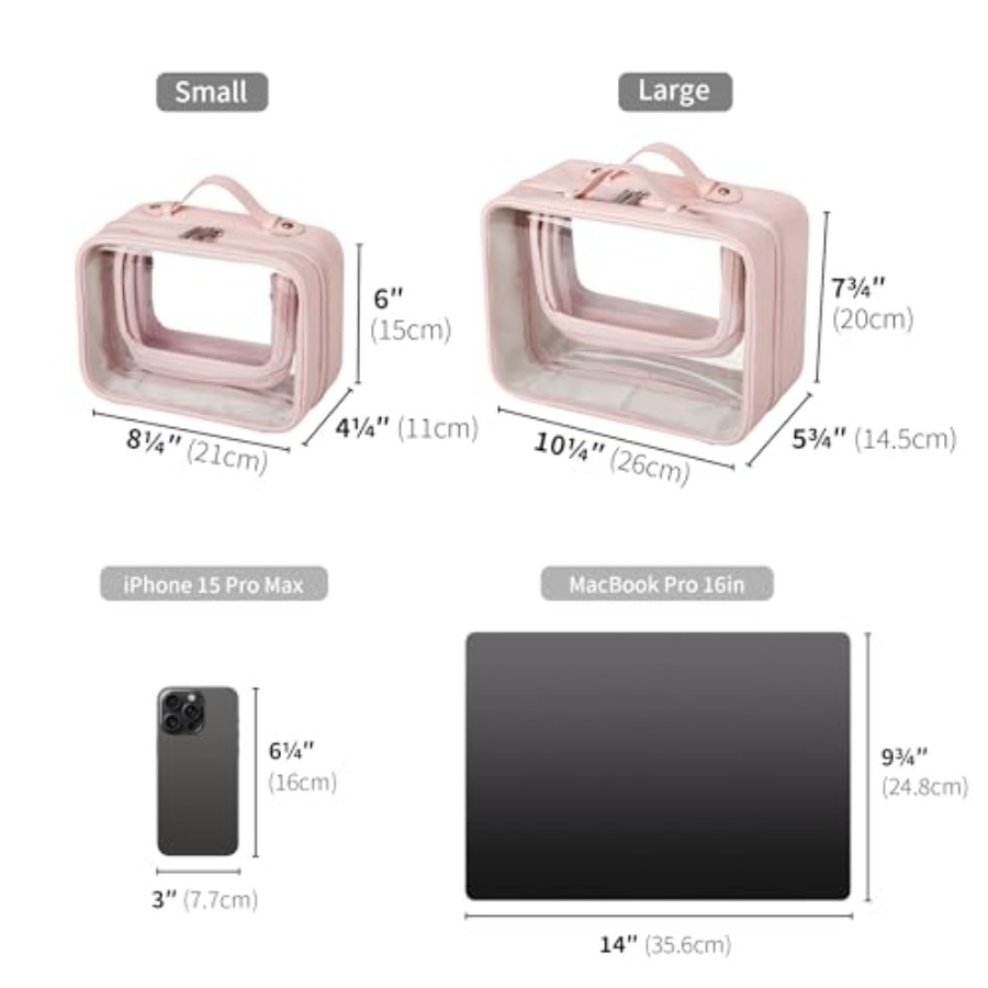 TSA Approved Toiletry Bag, Cle - Women'S Bags 评论和价格