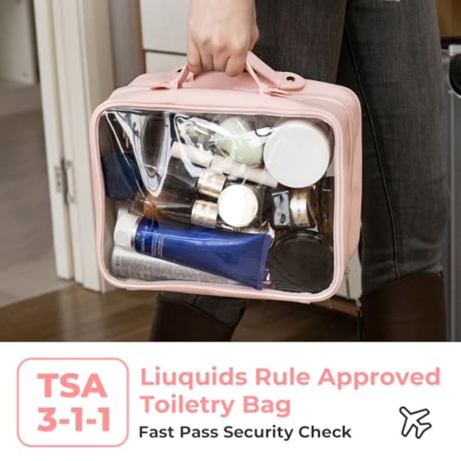 TSA Approved Toiletry Bag, Cle - Women'S Bags 评论和价格