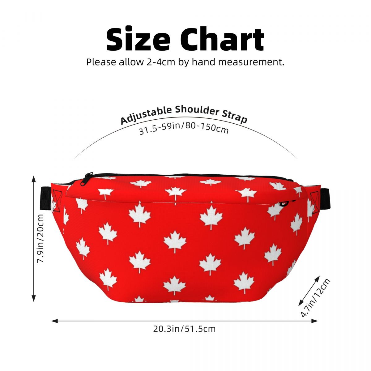 Crossbody Waist Bag Canada Map - Women Bags In Canada 评论和价格