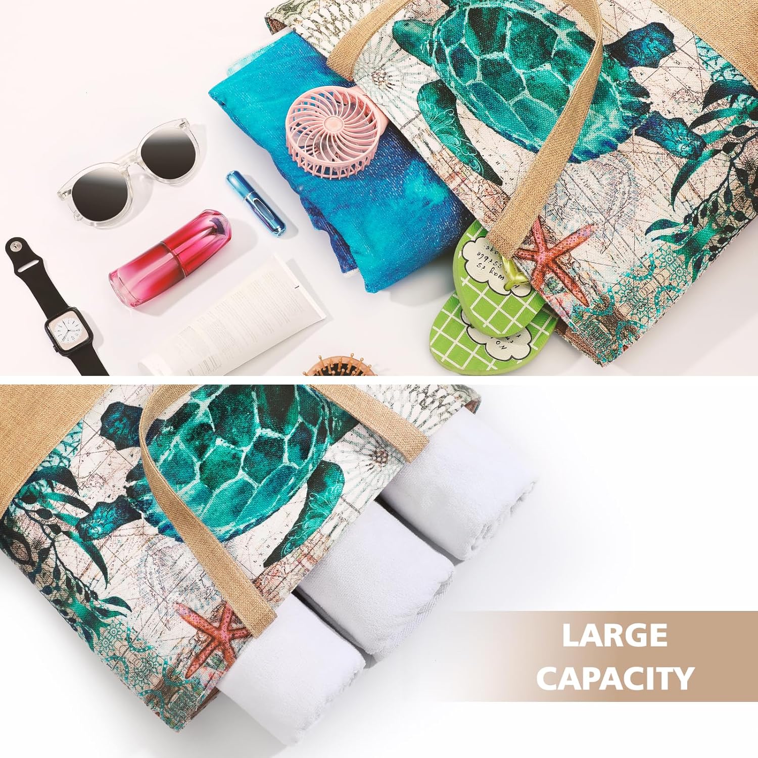Large Beach Bag for Women with - Women Bags Large 评论和价格