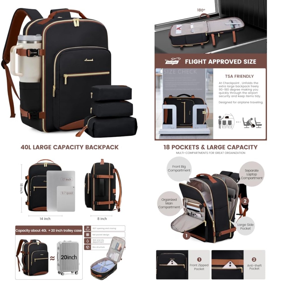 Travel Backpack for Women and  - Women Bags Waterproof 评论和价格
