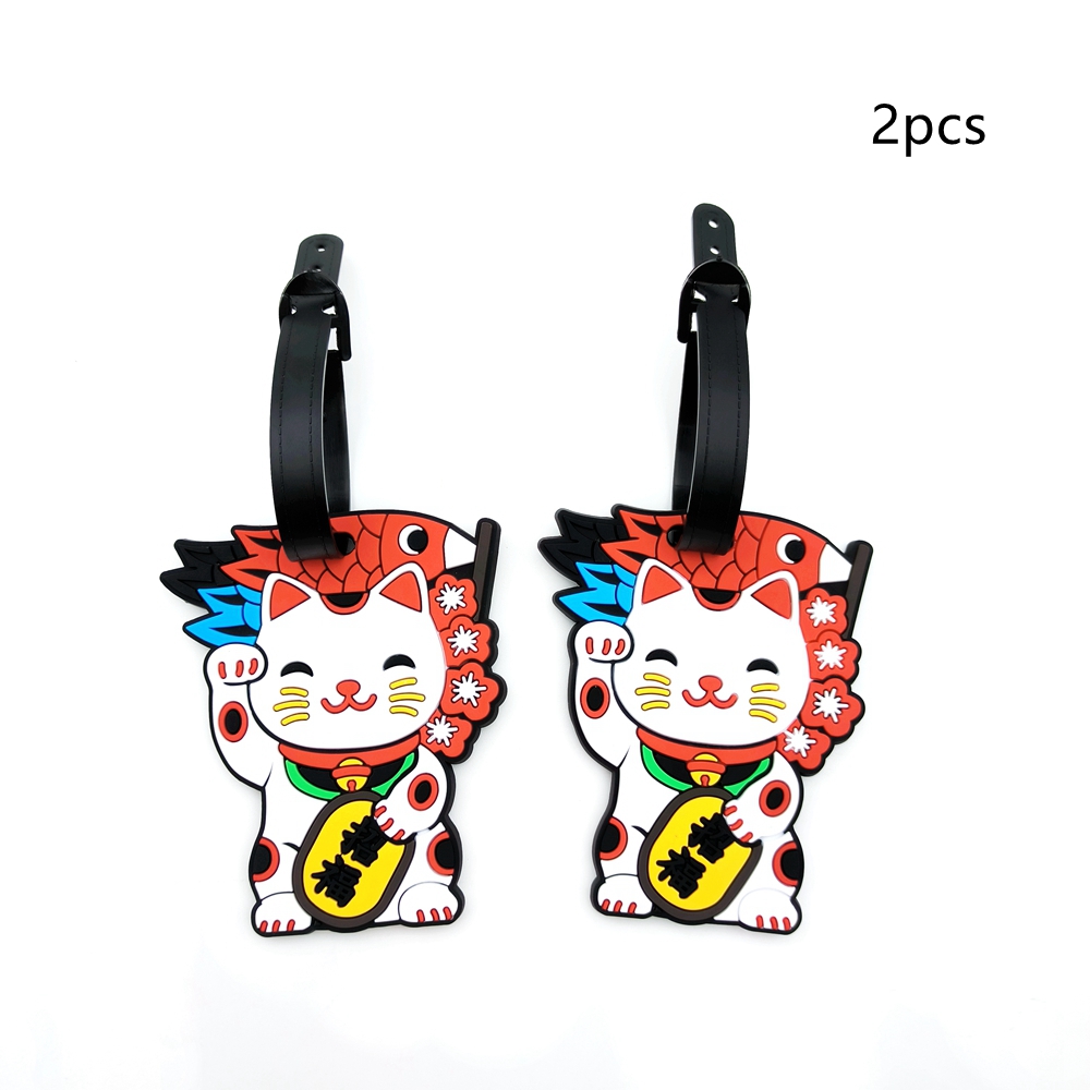 2pcs Cute Wealth Cat Luggage T - Women Bags For Airport 评论和价格