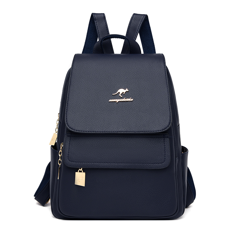 High Quality Leather Backpack  - Women Bags White 评论和价格