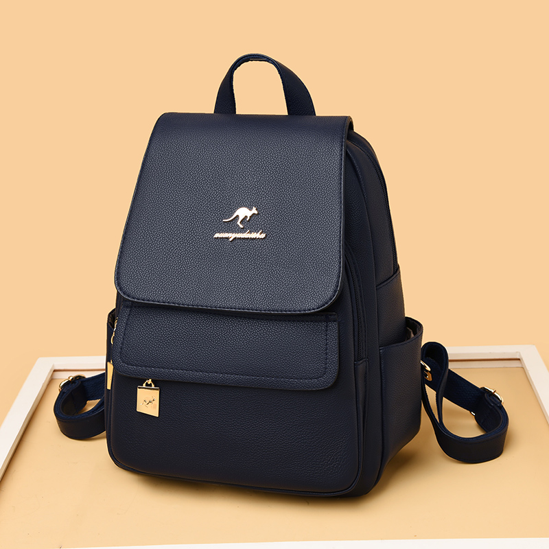 High Quality Leather Backpack  - Women Bags White 评论和价格