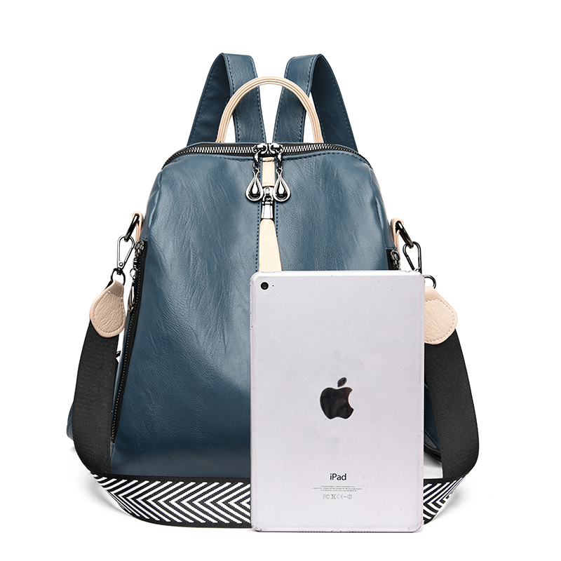 Fashion Backpack Women Soft Le - Women Bags White 评论和价格
