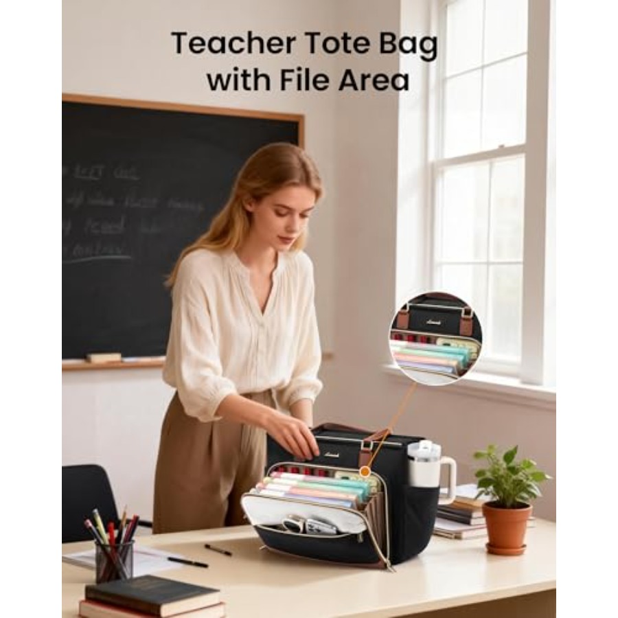 LOVEVOOK Teacher Tote Bag, Lap - Women Bags Large 评论和价格