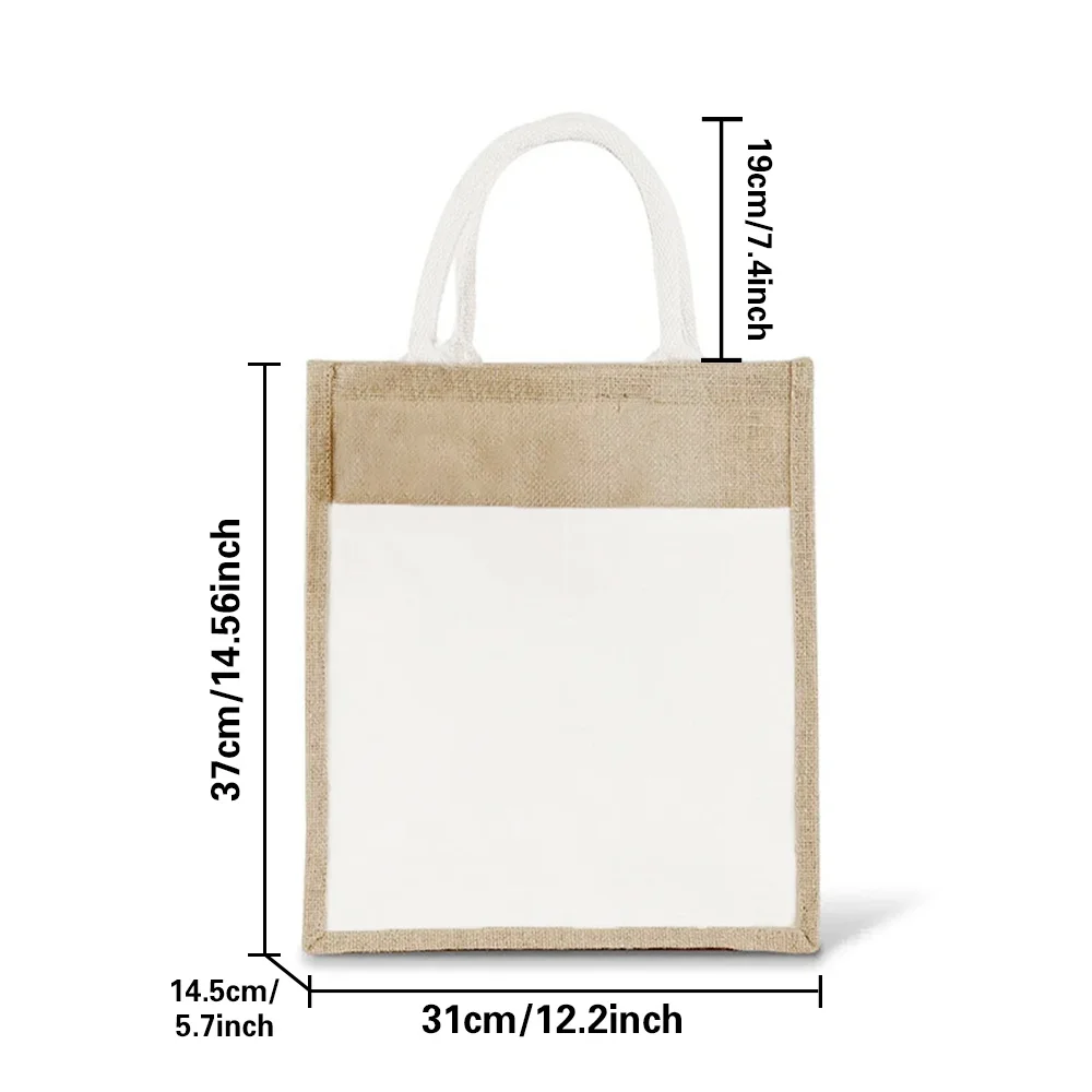 Vintage Grocery Bags Reusable  - Women Bags Jute 评论和价格