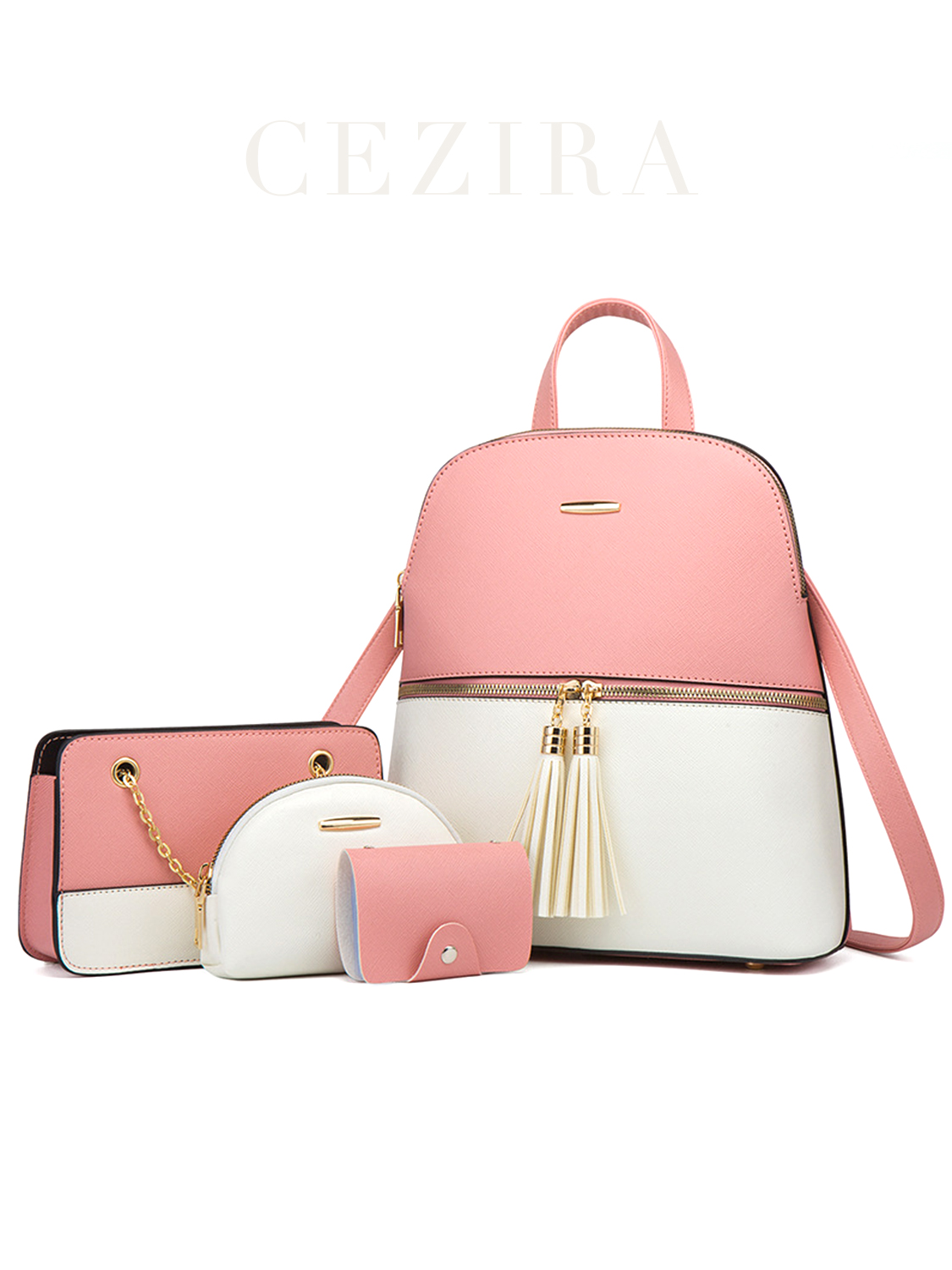 4 PCS Bags Set Women's Fashion - Mini Purse Chain 评论和价格