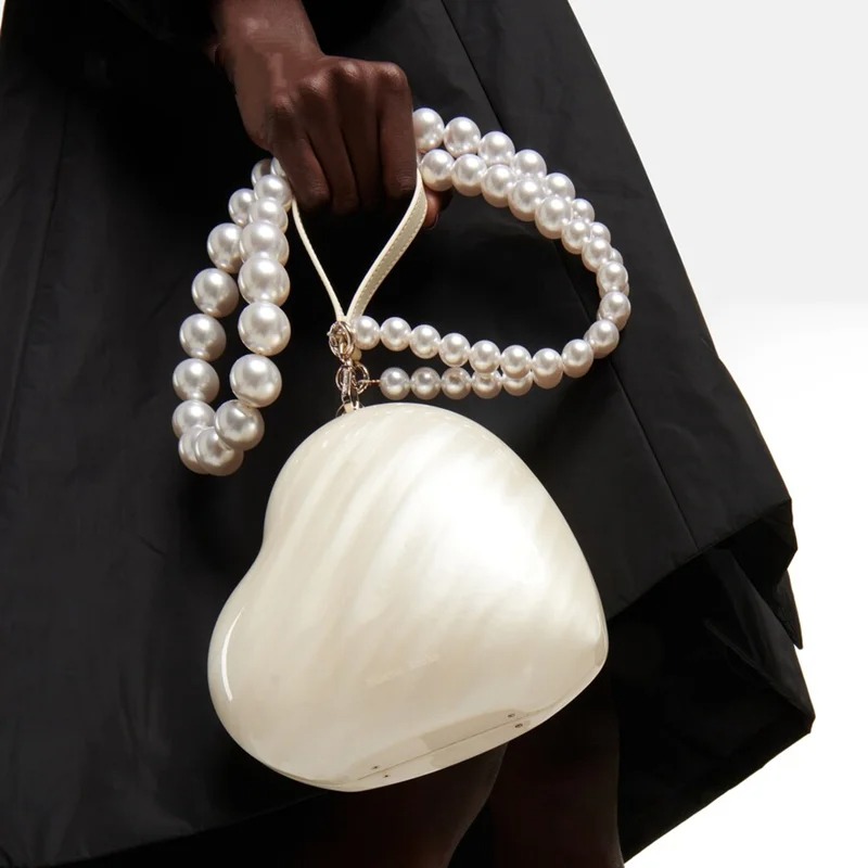 Fashion Acrylic Hearts Evening - Mini Purse Chain 评论和价格