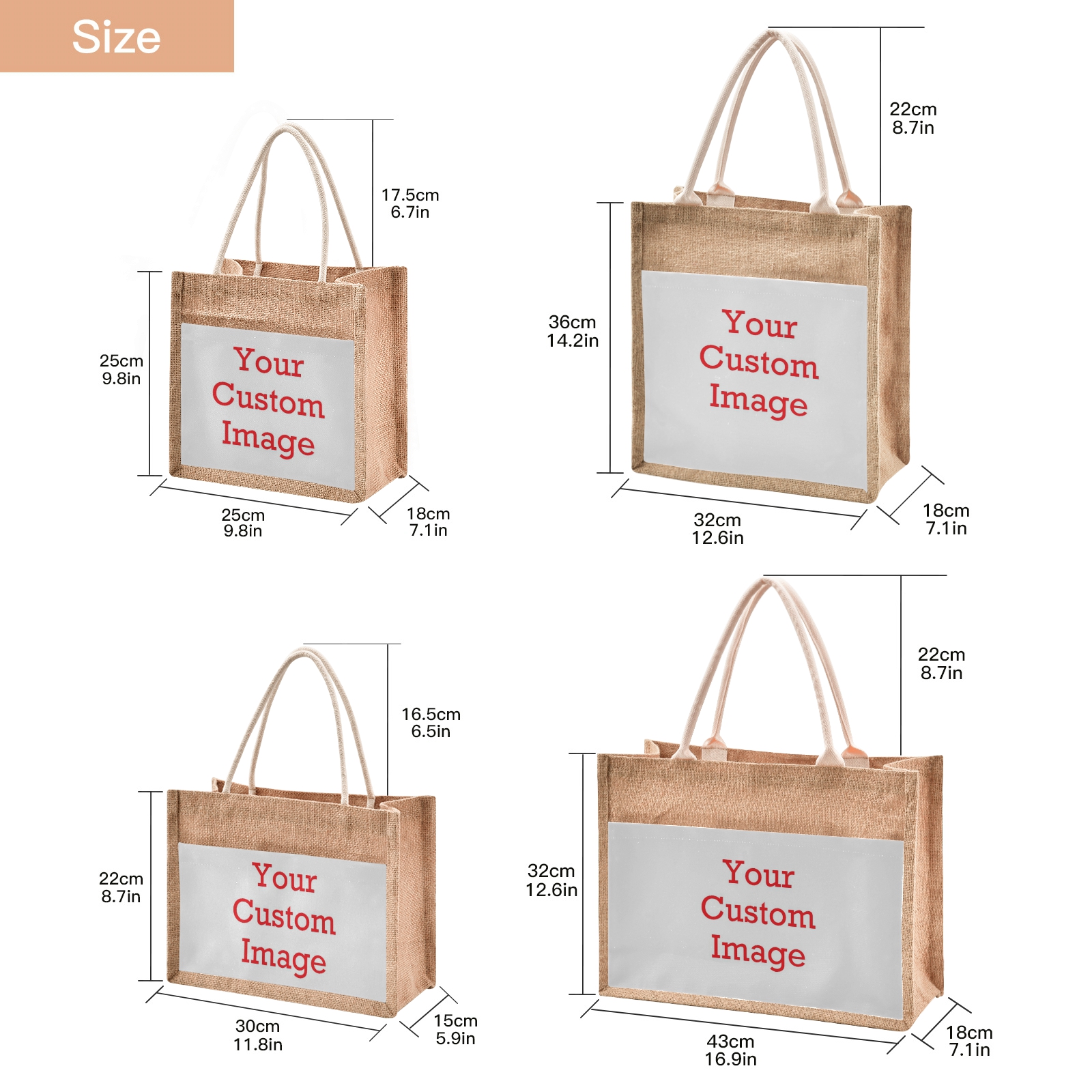 Portable Burlap Jute Shopping  - Women Bags Jute 评论和价格