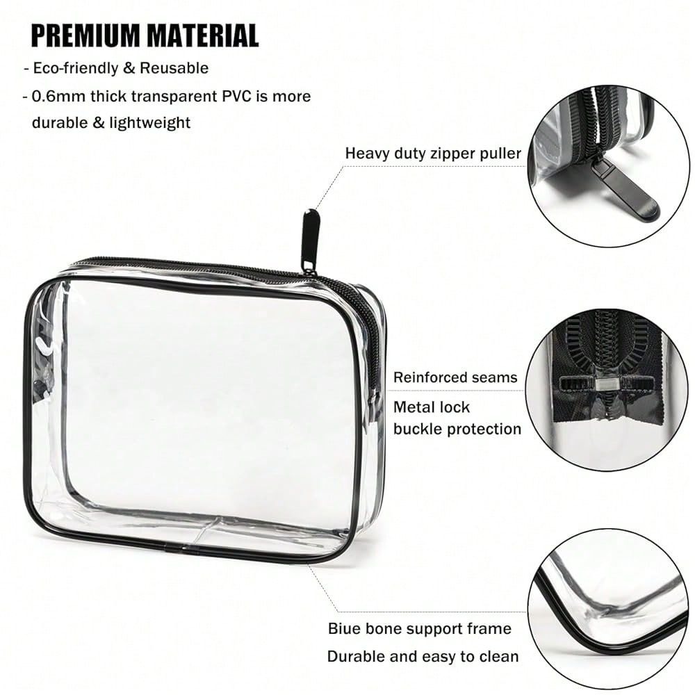 TSA Approved Toiletry Bag, 3 P - Women Bags For Airport 评论和价格