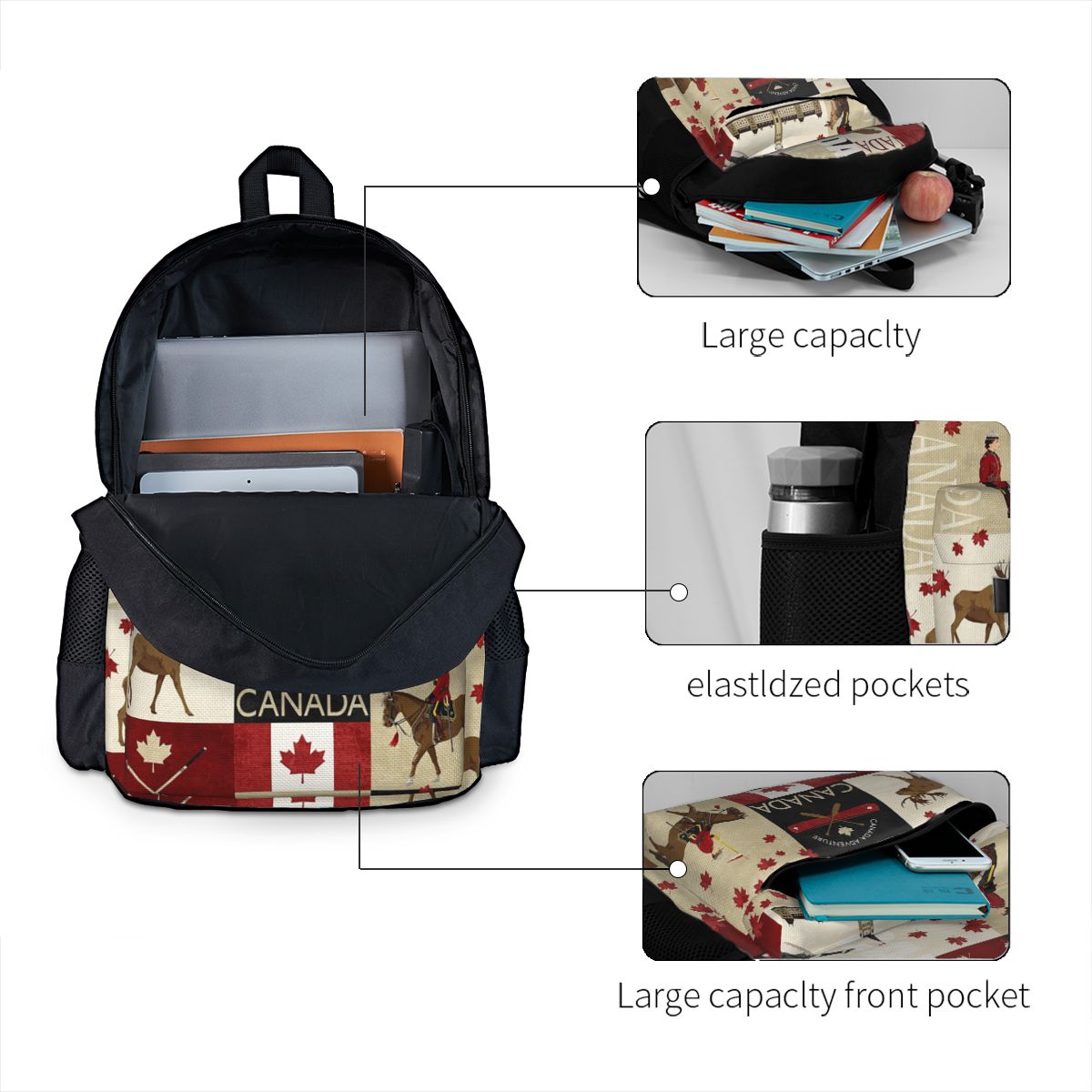 Canada Flag National Culture B - Women Bags In Canada 评论和价格