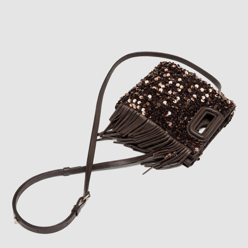 Mini Sequin Clutch Evening Bag - Mini Purse Chain 评论和价格
