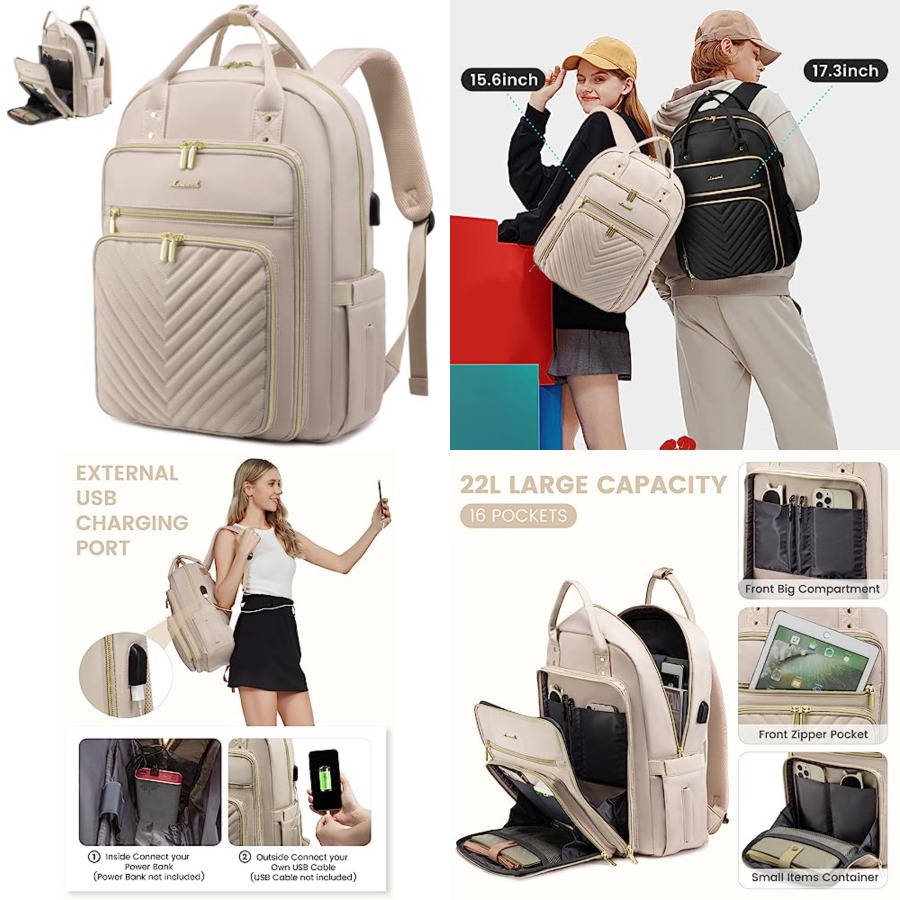Laptop Backpack Women Teacher  - Women Bags Waterproof 评论和价格