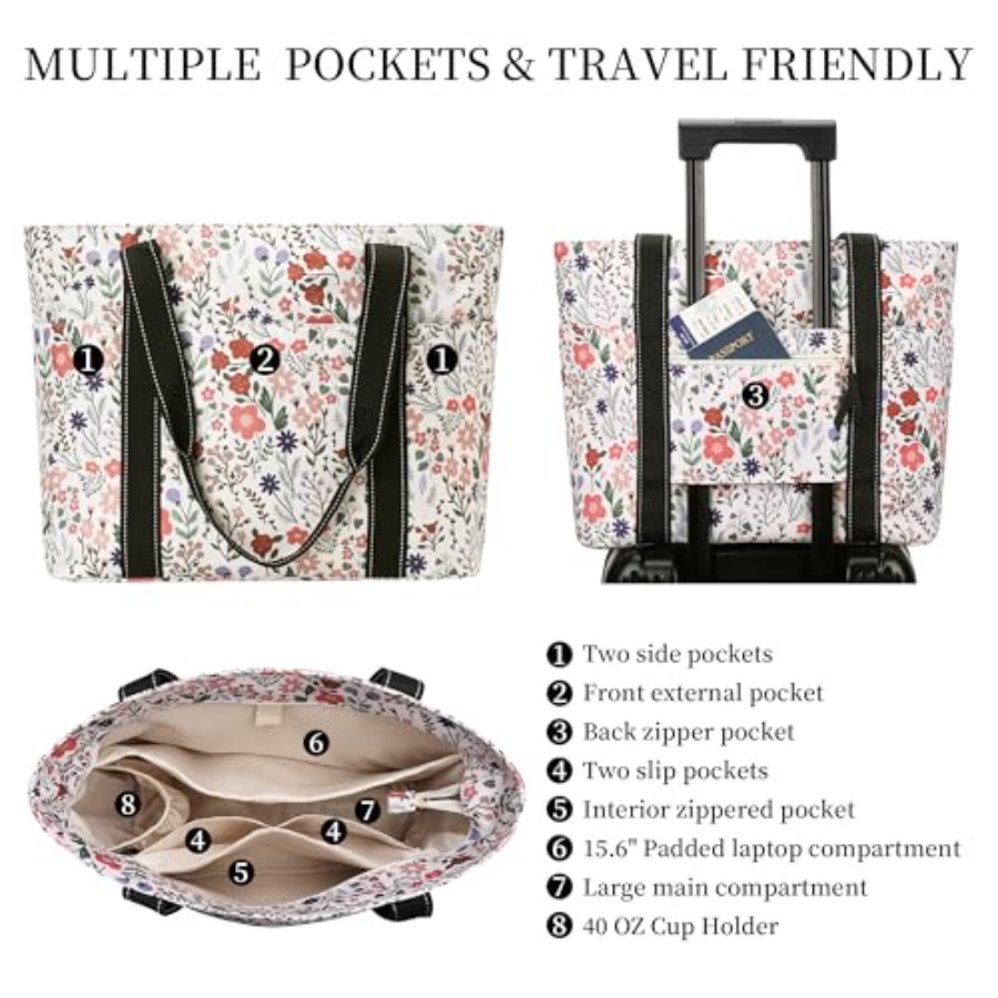Tote Bag for Women with Laptop - Women'S Bags 评论和价格