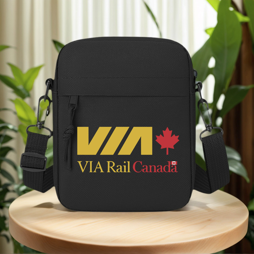VIA logo,maple leaf,Canada tex - Women Bags In Canada 评论和价格