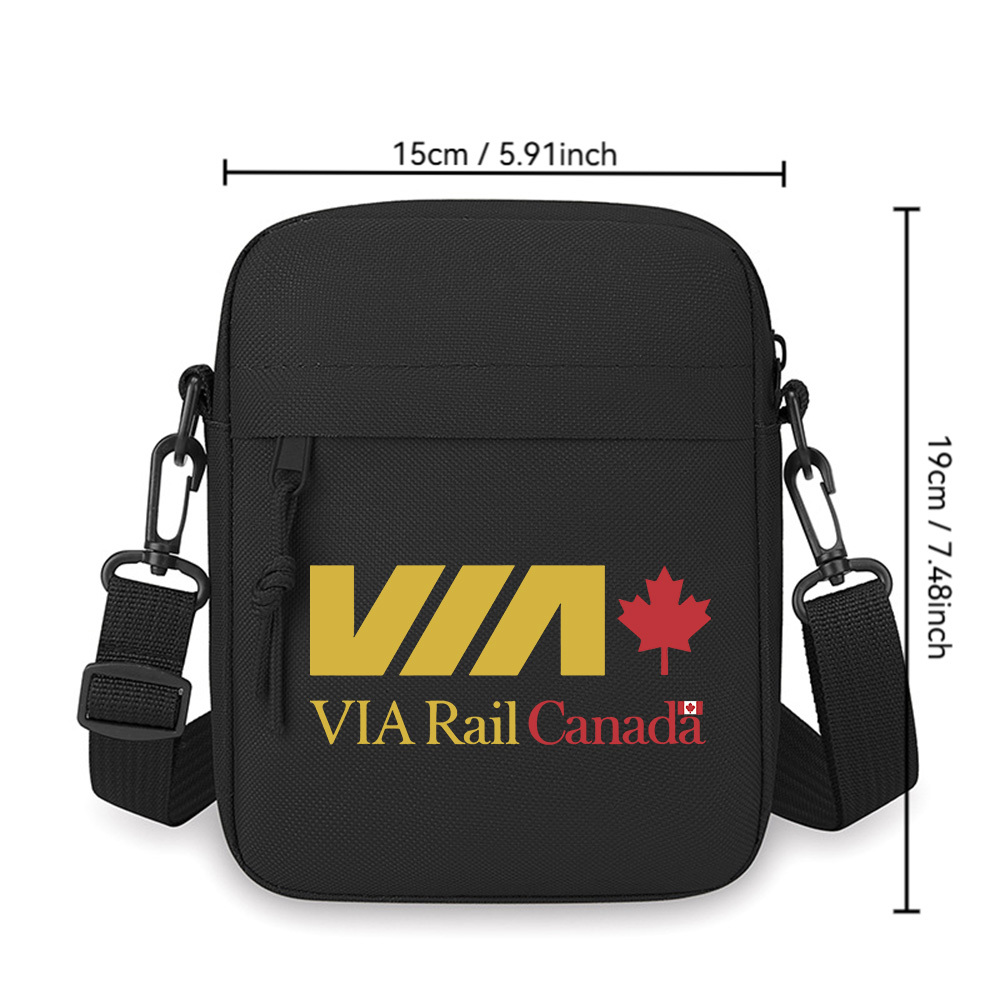 VIA logo,maple leaf,Canada tex - Women Bags In Canada 评论和价格