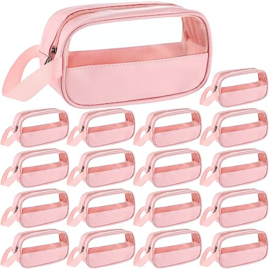18 Pcs Clear Cosmetic Bags Bul - Women'S Bags 评论和价格
