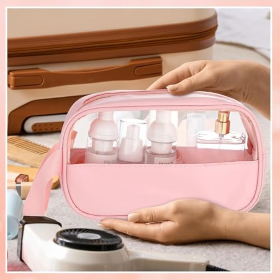 18 Pcs Clear Cosmetic Bags Bul - Women'S Bags 评论和价格