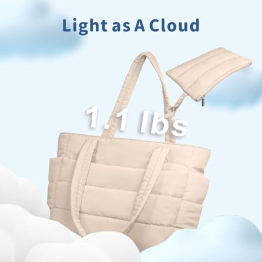 TOPDesign Puffer Tote Bag for  - Women'S Bags 评论和价格