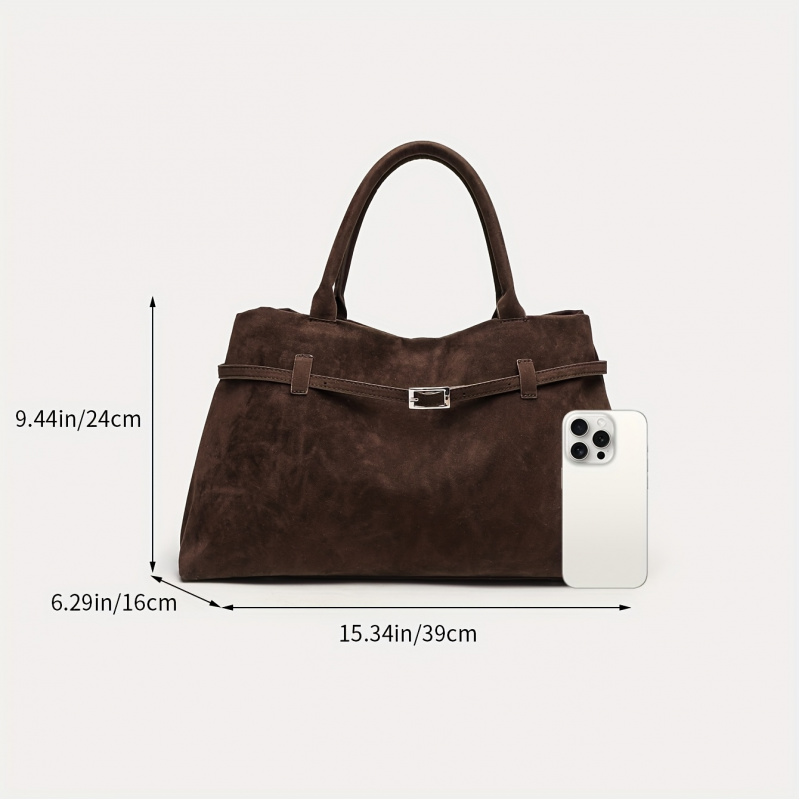 2026 new suede frosted handbag - Women'S Tote Bags Designer 评论和价格